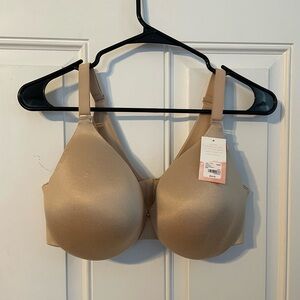 Cacique. Seamless Tan Bra. Size 36DD NWT